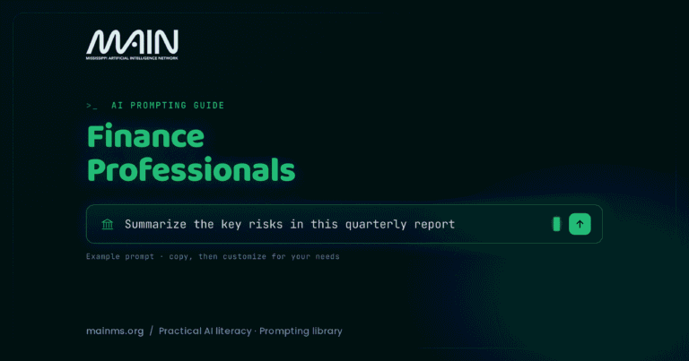 100 beginner AI prompts for finance professionals