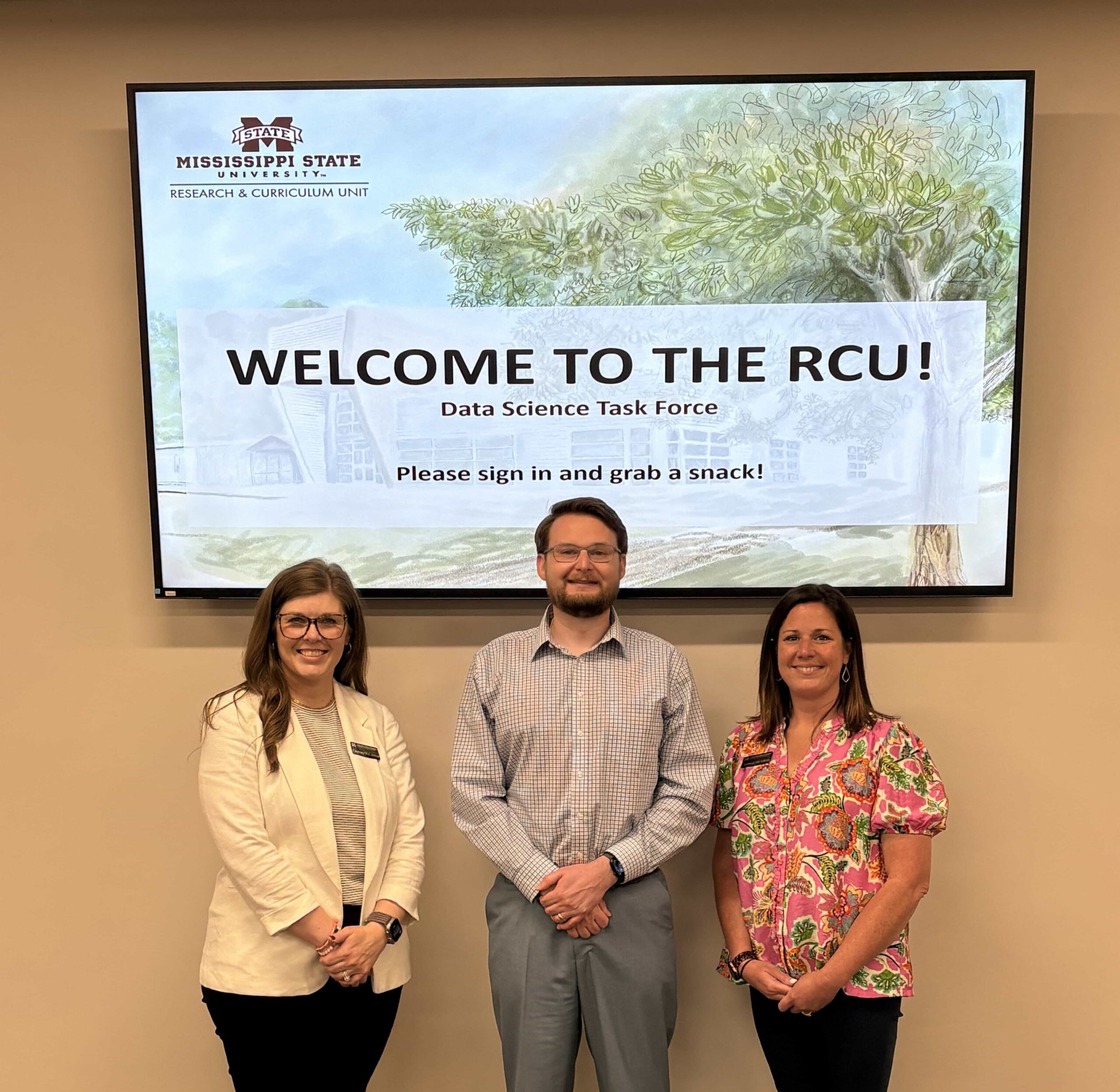Dr. Kollin Napier representing MAIN at the MSU Research and Curriculum Unit Data Science Task Force meeting in Starkville Mississippi