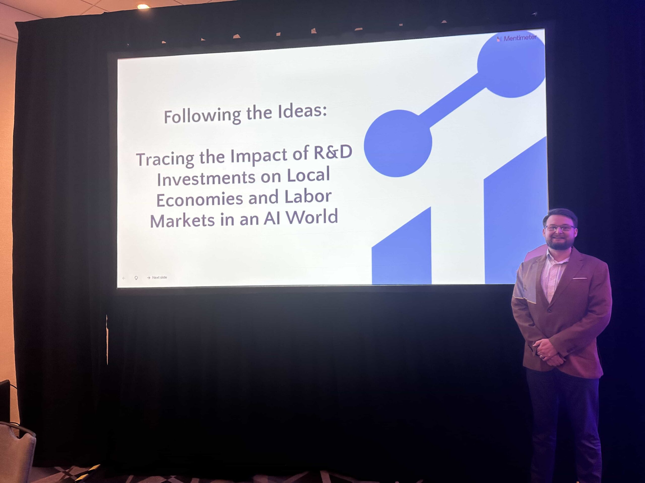 Dr. Kollin Napier representing MAIN at the Industries of Ideas Convening in Washington, D.C.