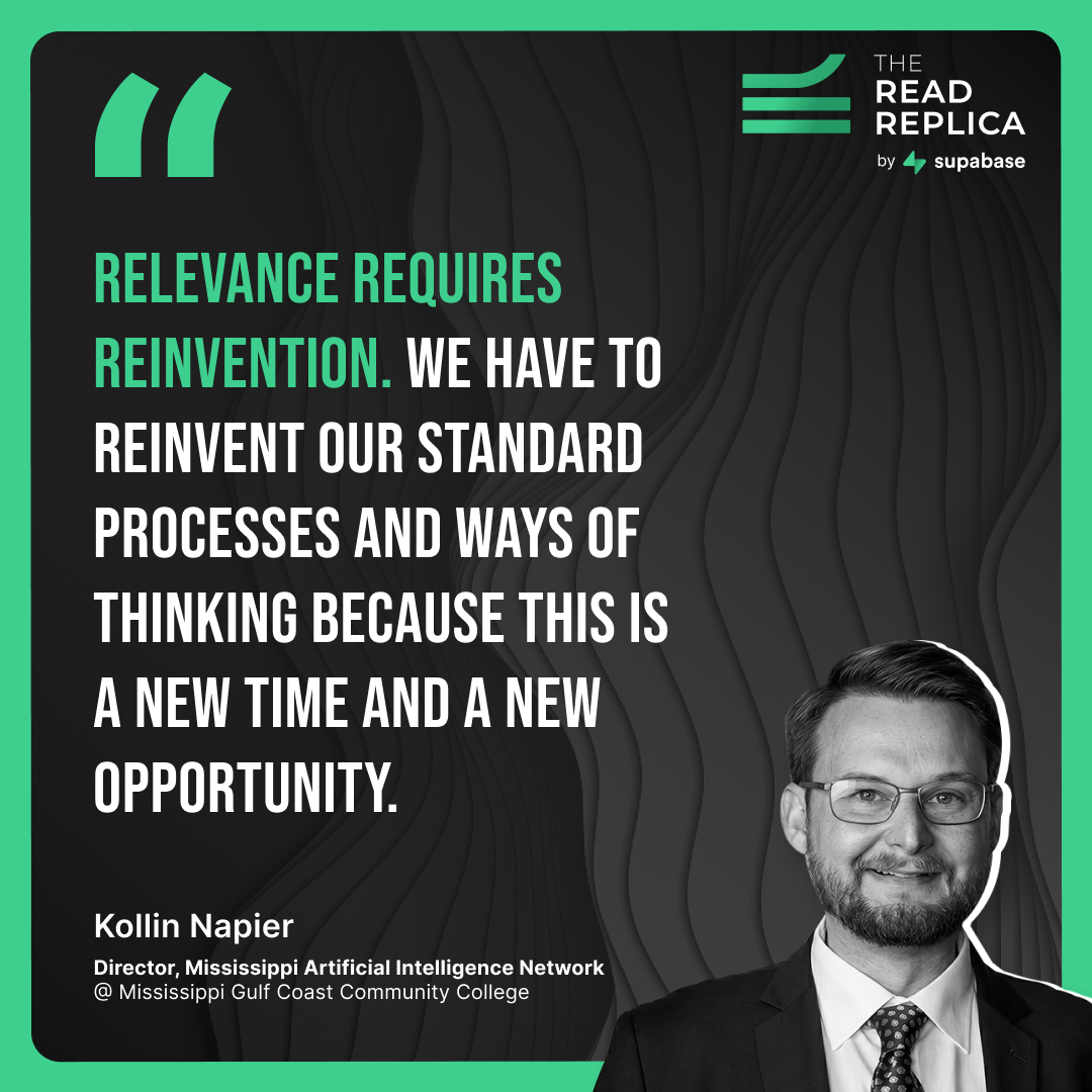 Dr. Kollin Napier featured in The Read Replica on Mississippi AI workforce readiness