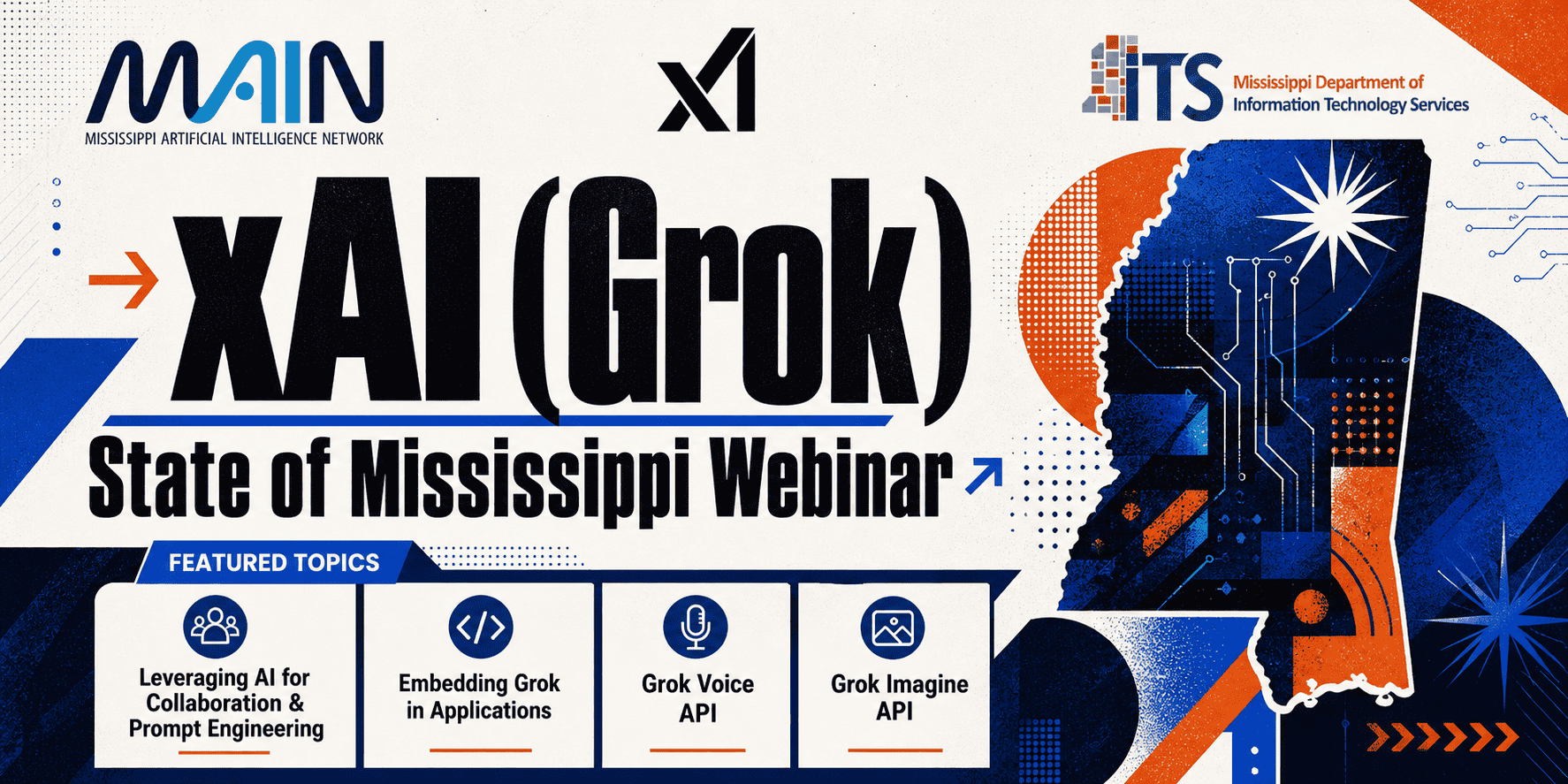 xAI Grok webinar for the State of Mississippi hosted by MAIN