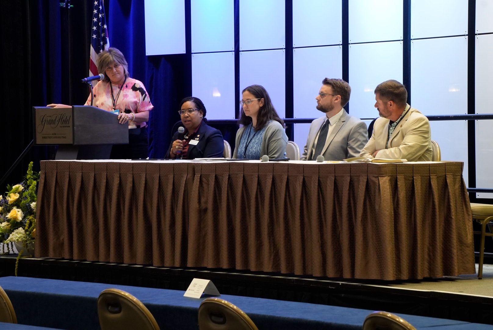 AI in manufacturing panel discussion featuring Dr. Kollin Napier of MAIN