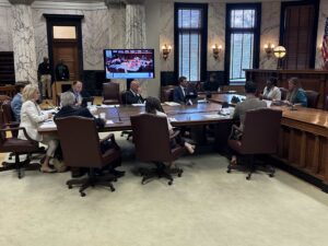 AI Regulation Task Force data center hearings at the Mississippi State Capitol