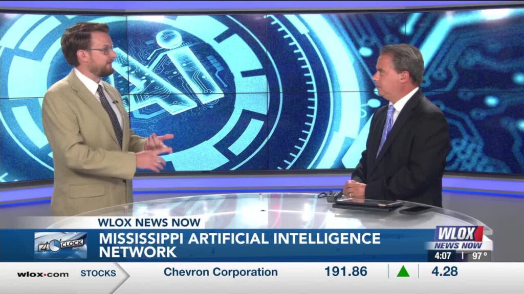 Dr. Kollin Napier discusses Mississippi AI training and workforce readiness on WLOX’s The 4 O’Clock Show