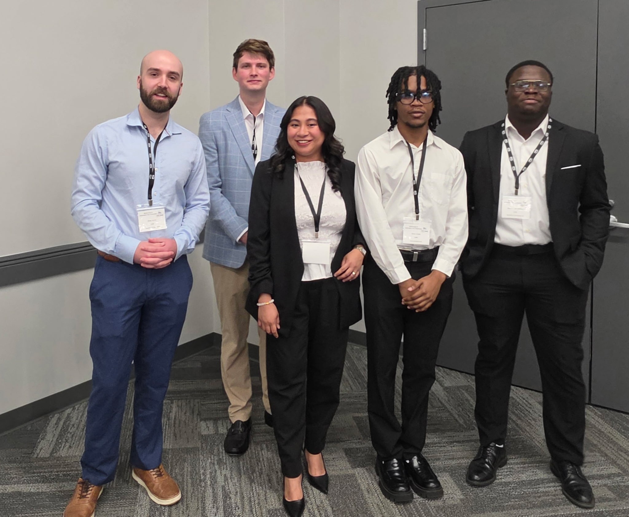A student project team and partners at the 2026 Mississippi AI Innovation Hub Showcase.
