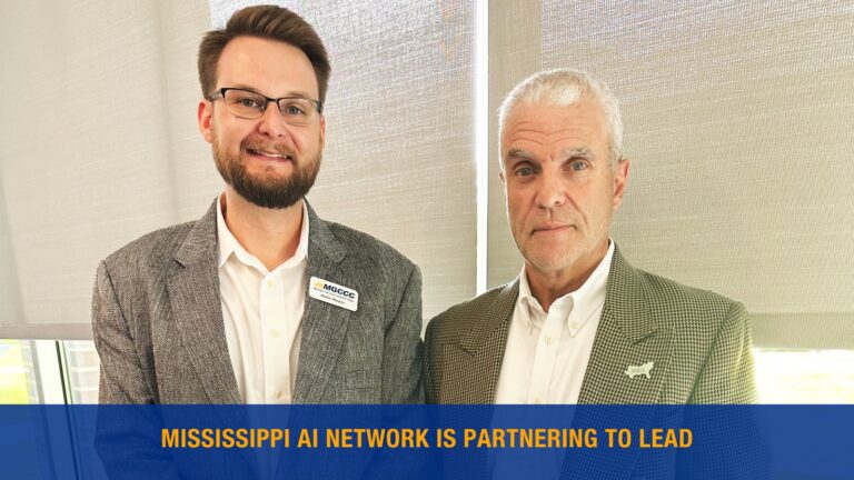 Dr. Kollin Napier and SREB Director of Policy Analysis Jeff Gagne.