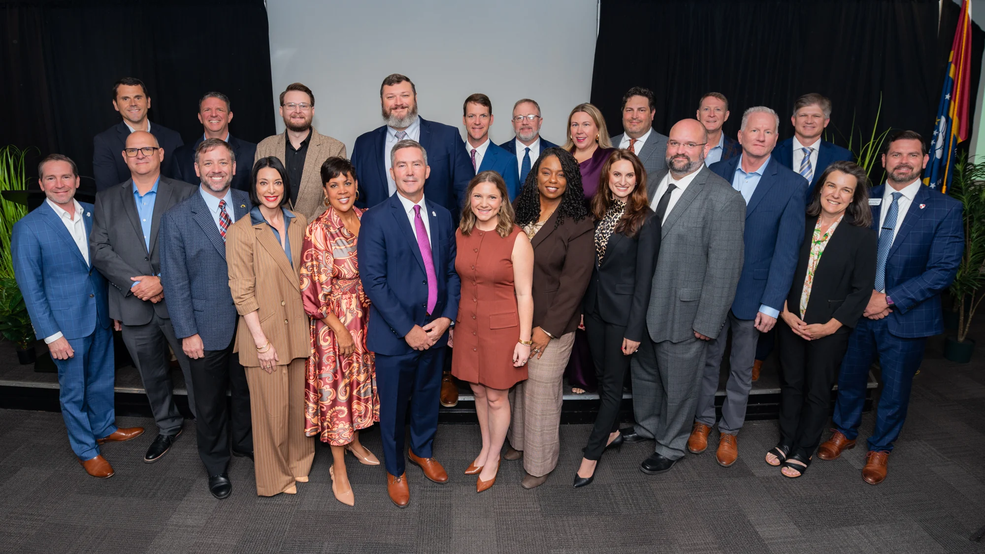 Group photograph at the GCBC October meeting, with Dr. Kollin Napier in the back row, third from left.